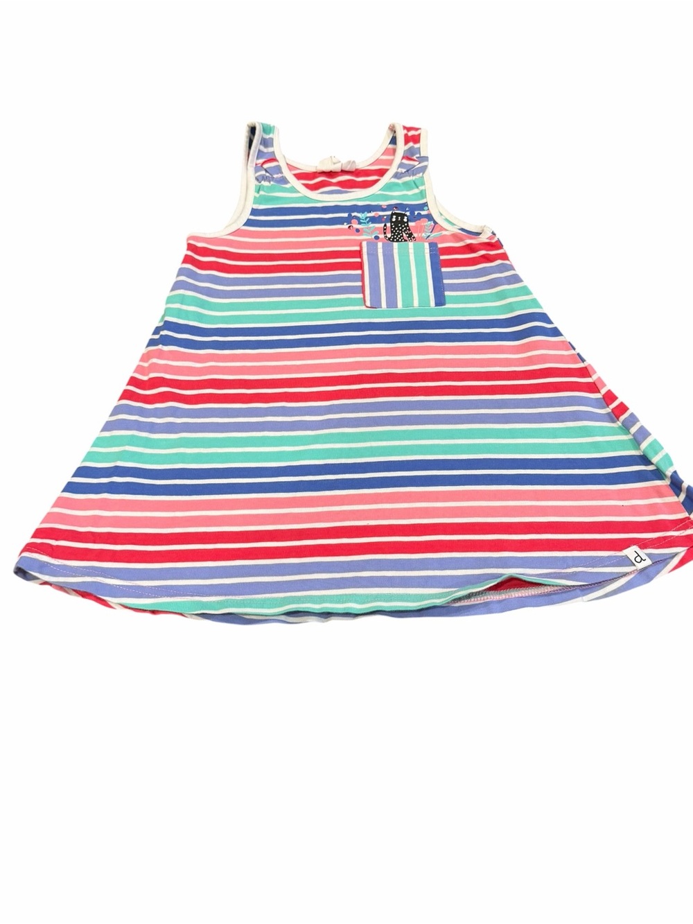 Deux par Deux, Girl’s Striped Tank/Tunic, Size 6